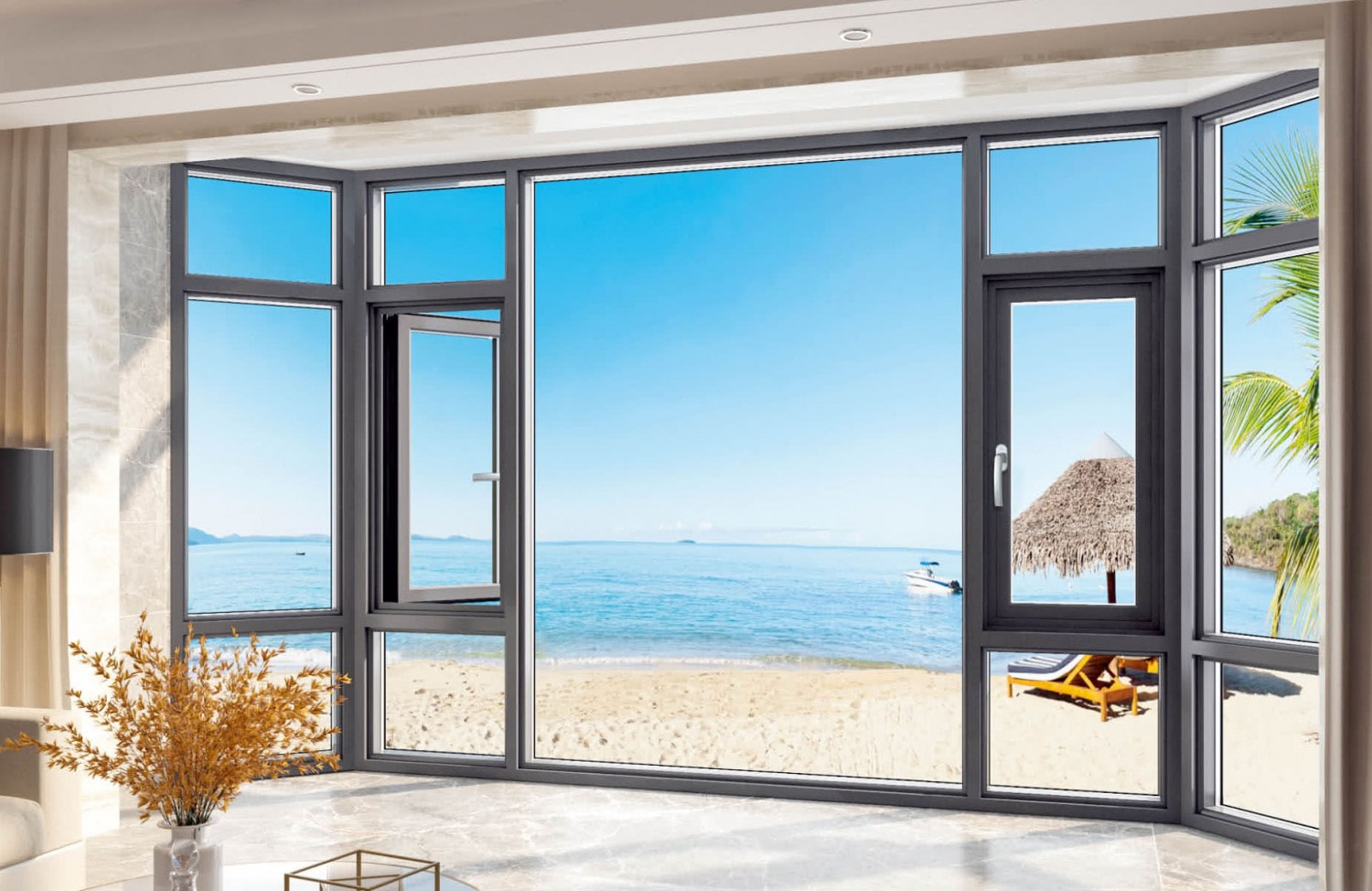 Eight advantages of system doors and Windows